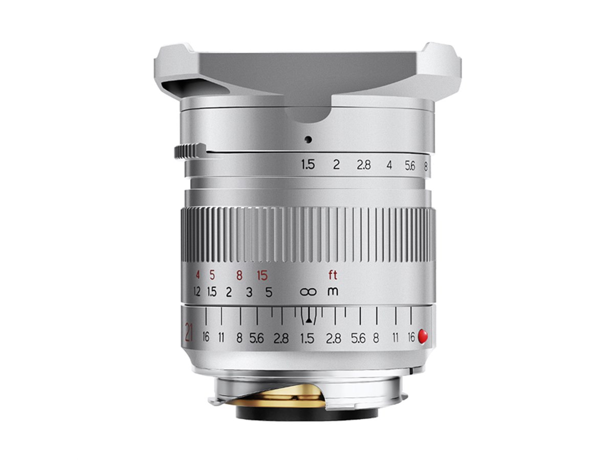TTArtisan、ライカM用単焦点「21mm f/1.5 ASPH」新色シルバーを4/30