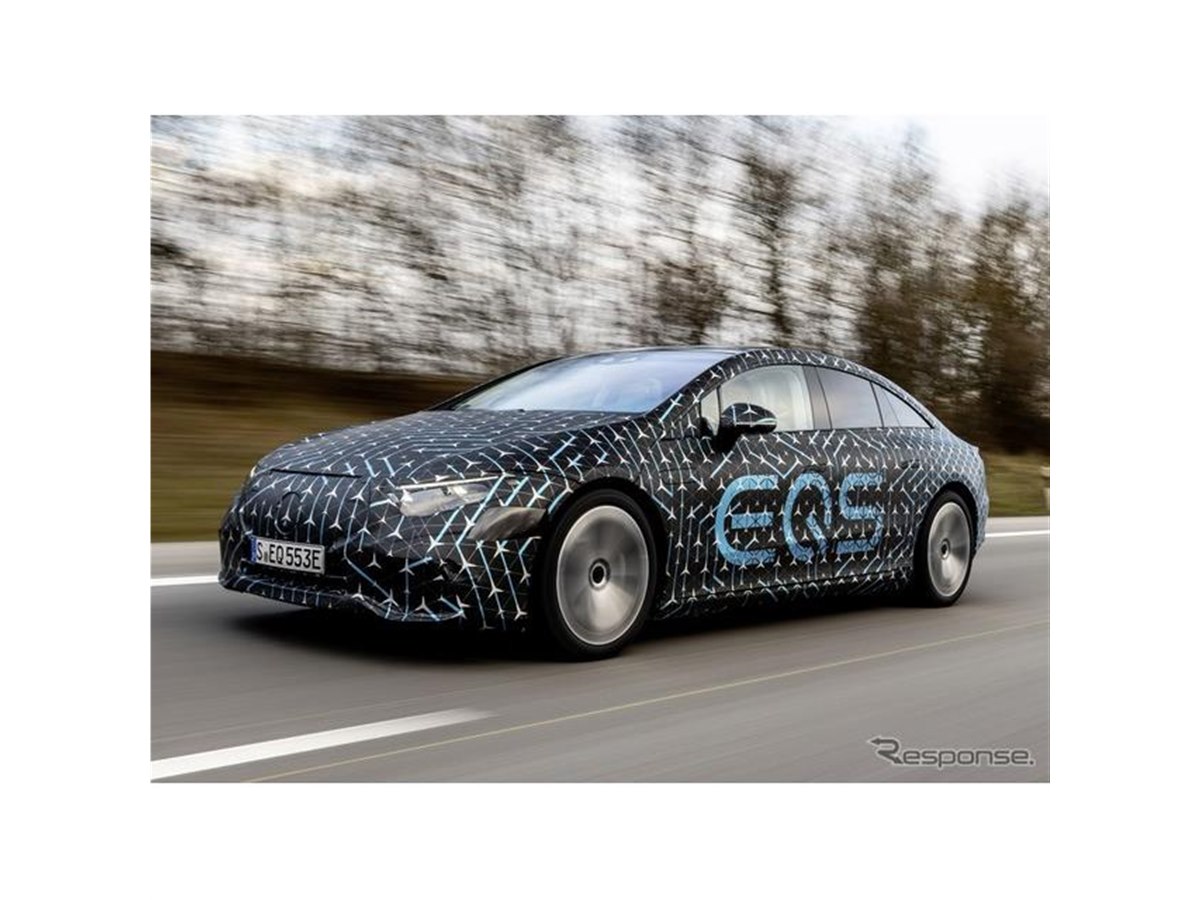 メルセデスベンツ EQS、エクステリアのティザー映像公開 車は4月15日