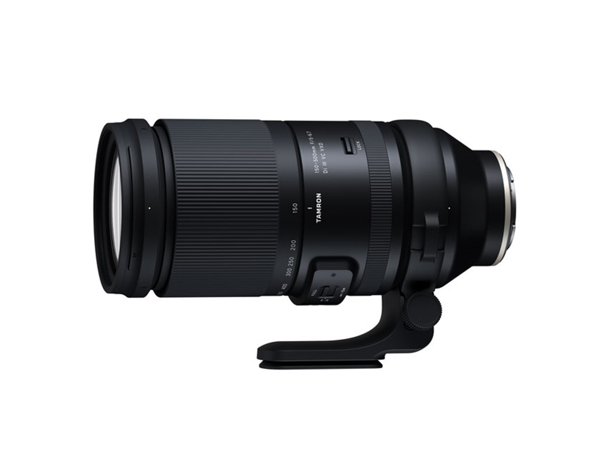 超望遠 ソニー用　TAMRON 150-500mm Di III VC VXD タムロン、超望遠500mmのソニーEレンズ「150-500mm F/5-6.7 Di