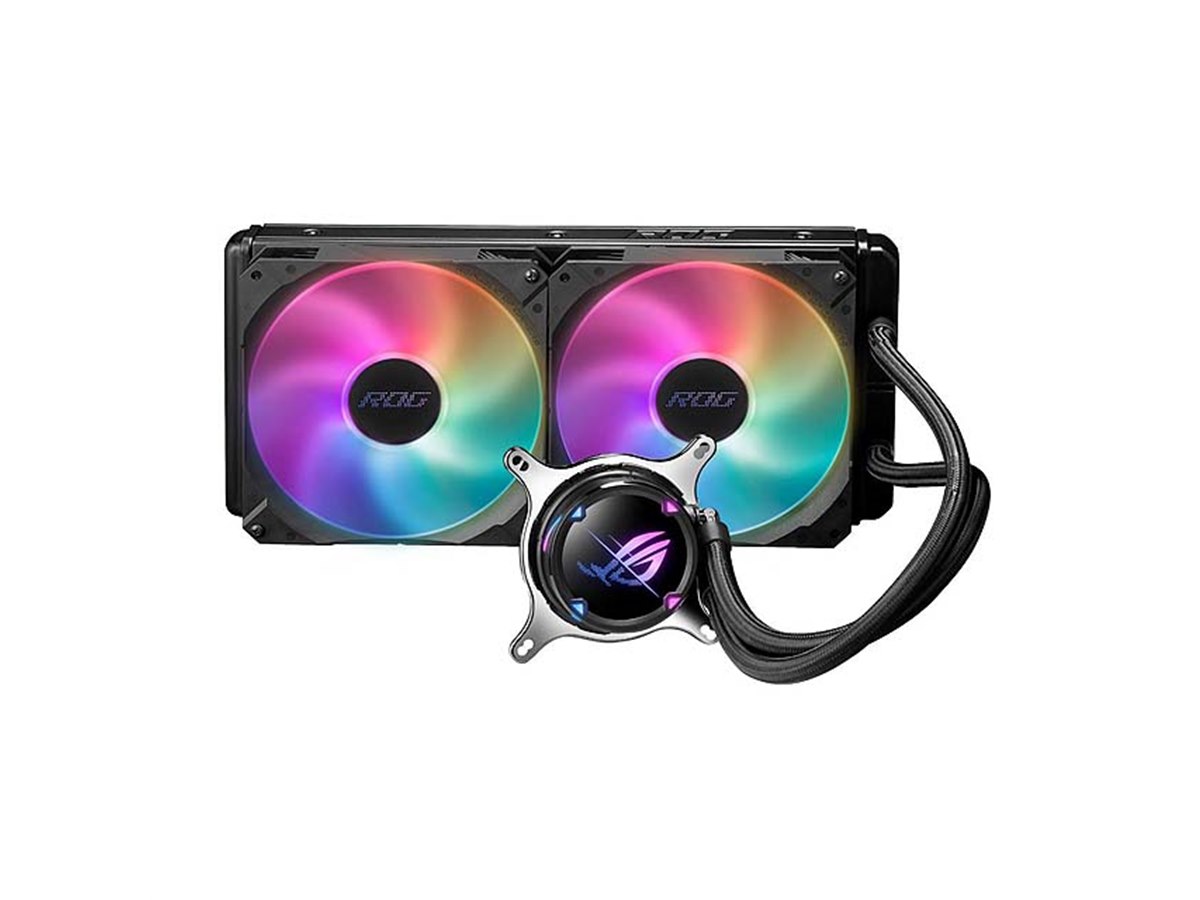 ASUS、Axial-techファンを採用した簡易液冷ユニット「ROG STRIX LC II