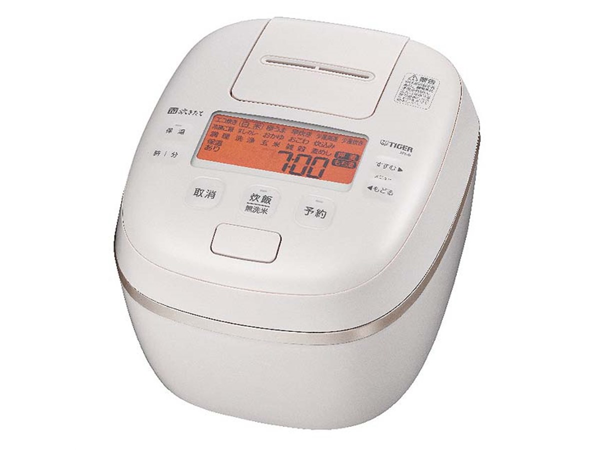 タイガー、「圧力IHジャー炊飯器＜炊きたて＞ご泡火炊き」新モデルを