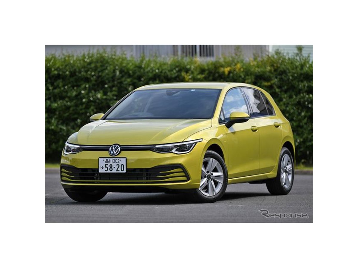 VW ゴルフ 新型】初代から受け継ぐCピラー健在、1Lエンジン＆48Vの