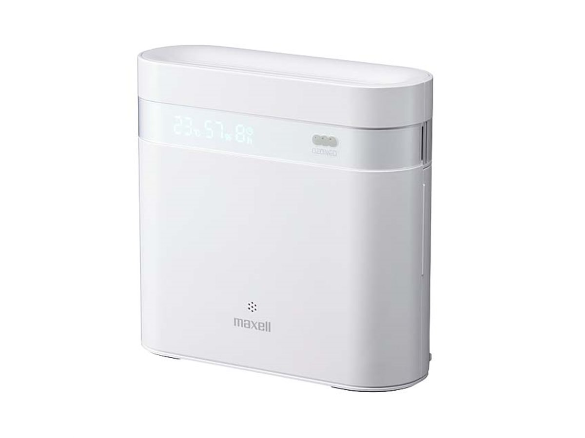動作確認済　マクセル 除菌消臭器 オゾネオ エアロプラス MXAP-DAE280 マクセル、温湿度表示に対応したオゾン除菌消臭器「オゾネオエアロ