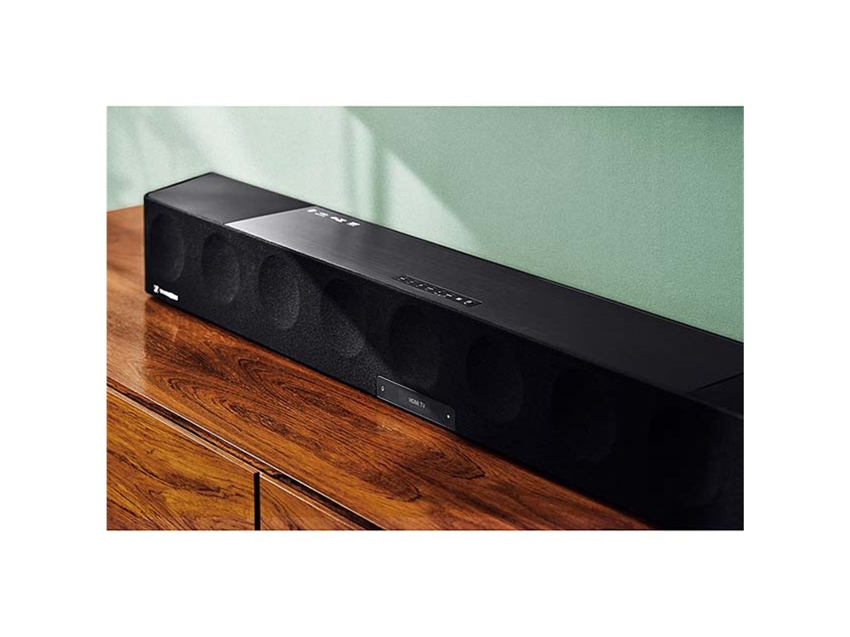 ゼンハイザー、1台で5.1.4chを実現したサウンドバー「AMBEO Soundbar