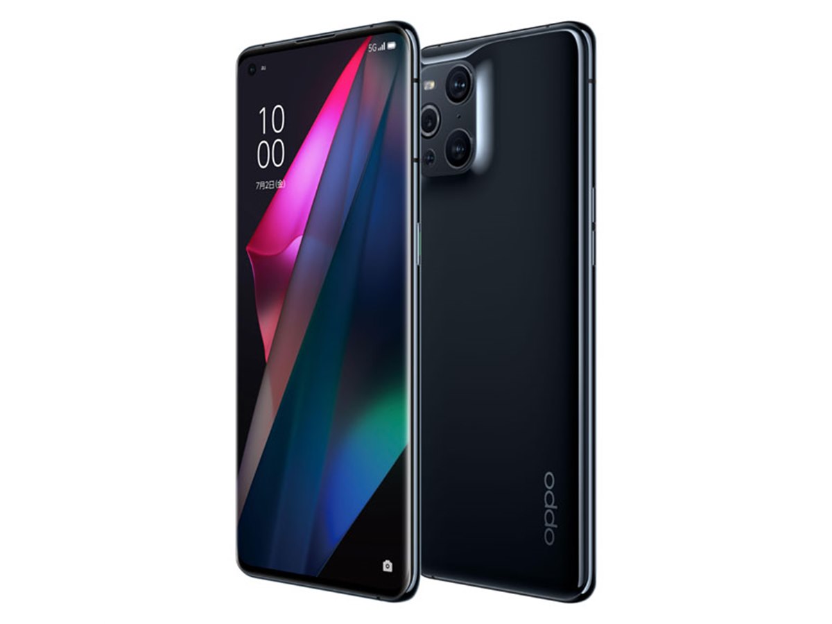 au、10億色表示・撮影に対応した5Gスマホ「OPPO Find X3 Pro