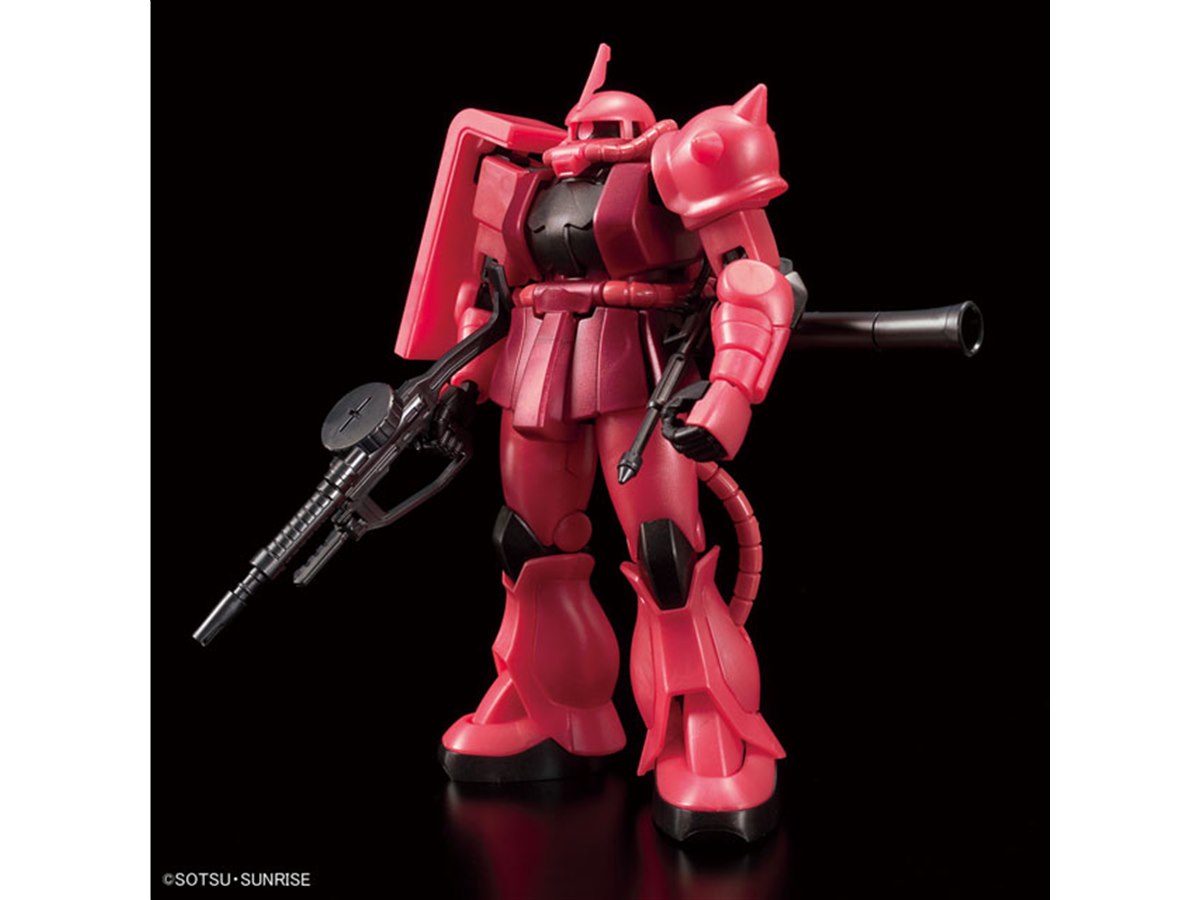 機動戦士ガンダム」シャア専用ザクIIがメタリックな限定HGガンプラで