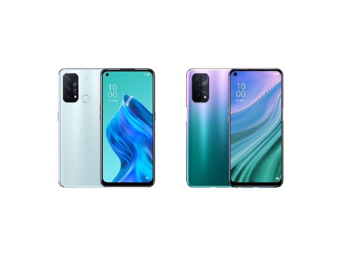 mineo、39,600円「OPPO Reno5 A」と29,040円「OPPO A54 5G」を発売