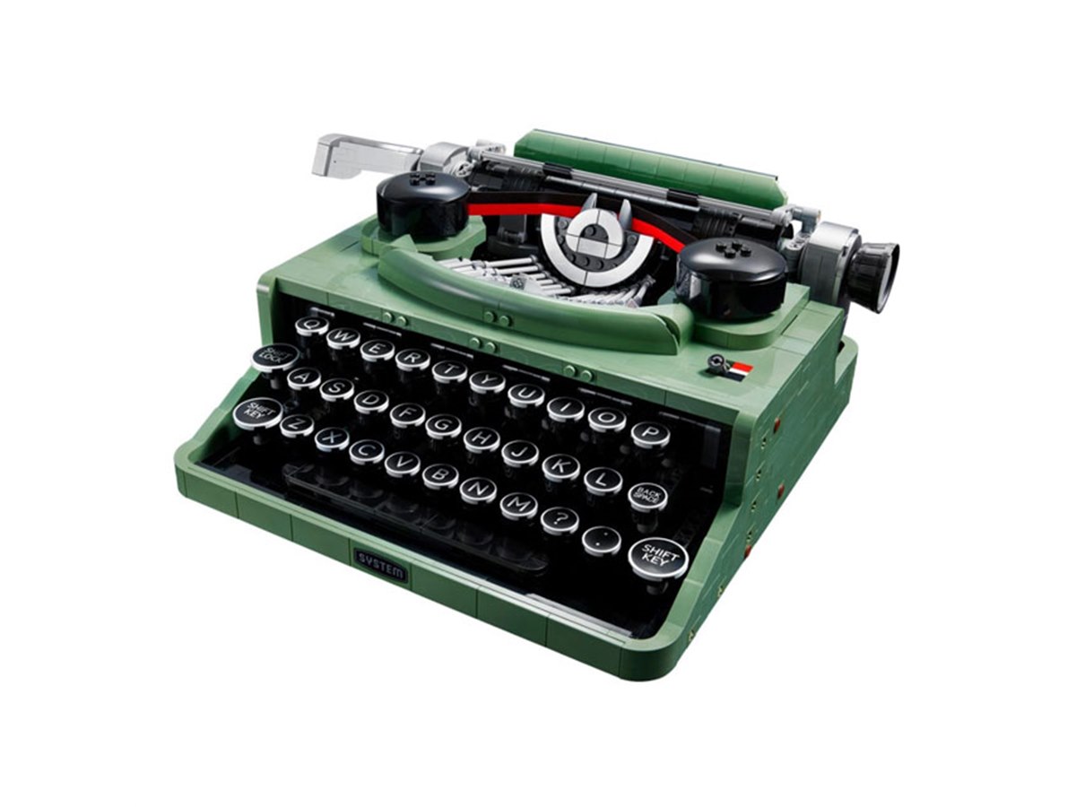 23,980円、モダンデザインの「レゴ タイプライター」が本日7月1