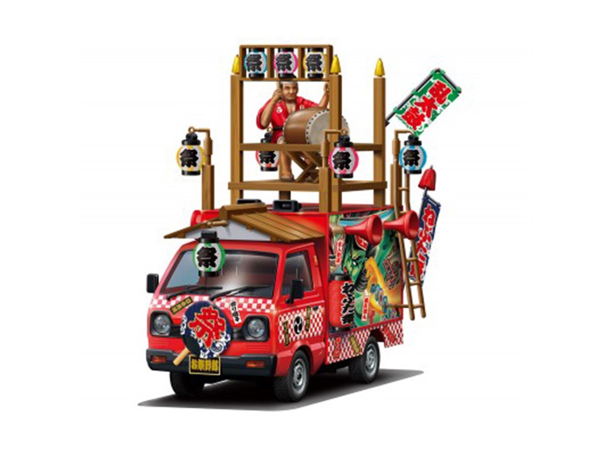 AOSHIMA、「1/24 移動販売」シリーズにねぶた屋台「お祭りわっしょい