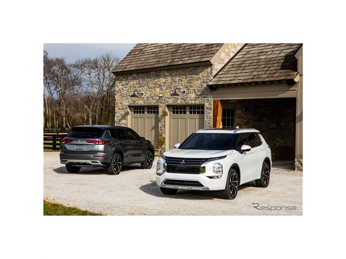 三菱 アウトランダーPHEV 新型、3列シート7名乗りに 2022年後半米国