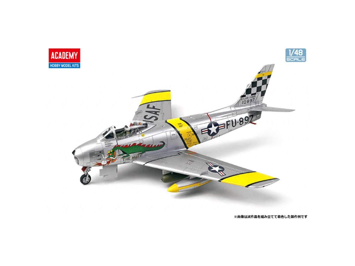 アメリカ空軍「F-86F セイバー」など、戦闘機2種が1/48プラモ化 - 価格.com