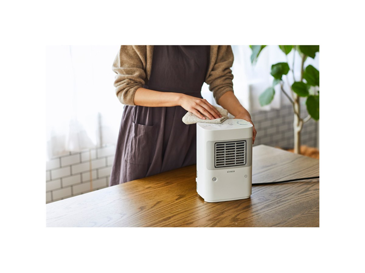 シロカ、温度調節＆人感センサー付きの足元ヒーター「まめポカ」を本日