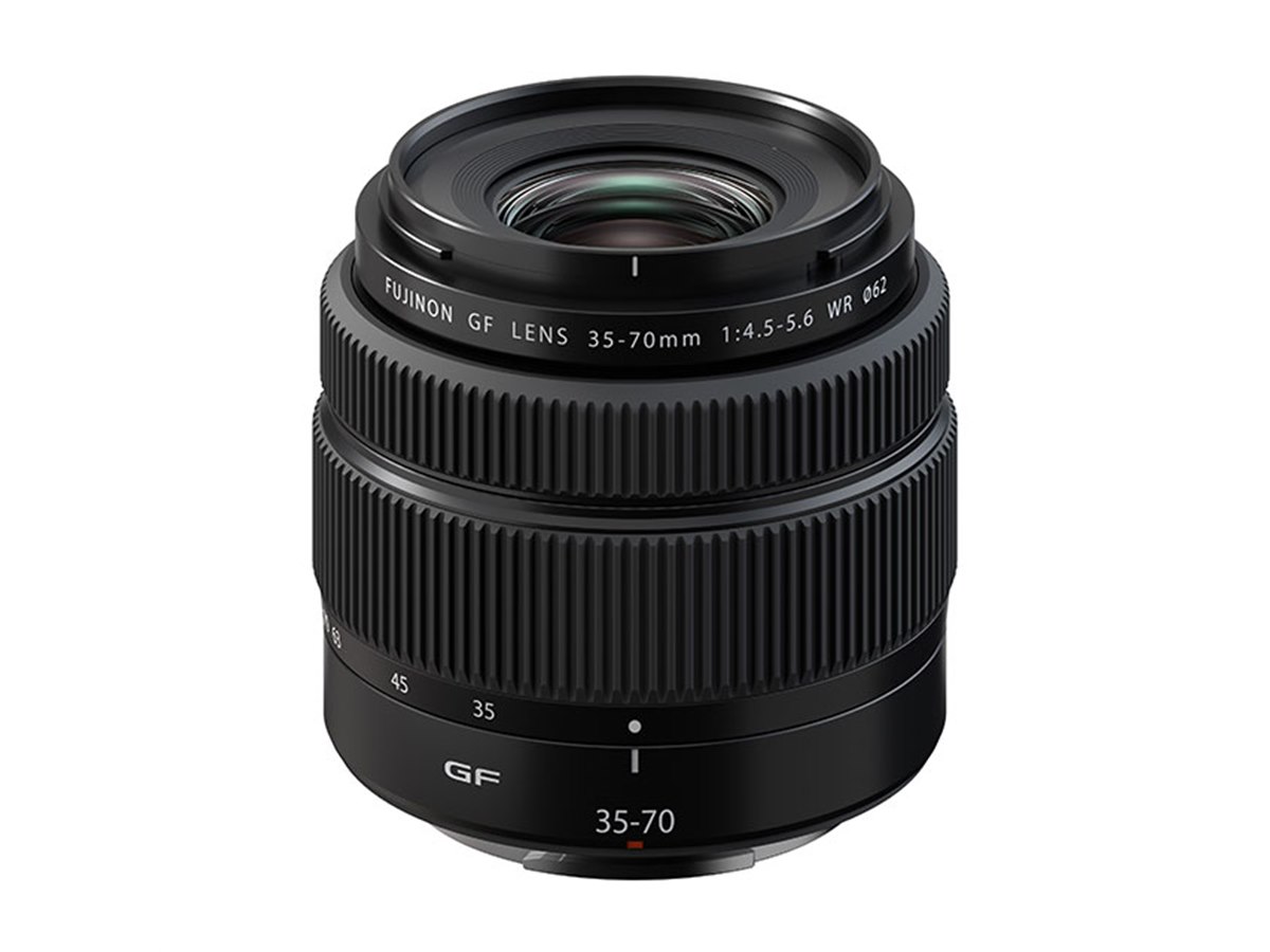 富士フイルム、GFX用の小型・軽量ズームレンズ「GF35-70mmF4.5-5.6 WR 
