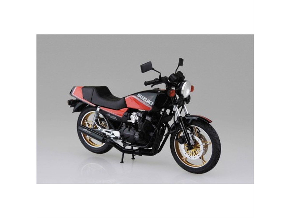 AOSHIMA、1982年に登場した「GSX400FS インパルス」を再現した1/12模型