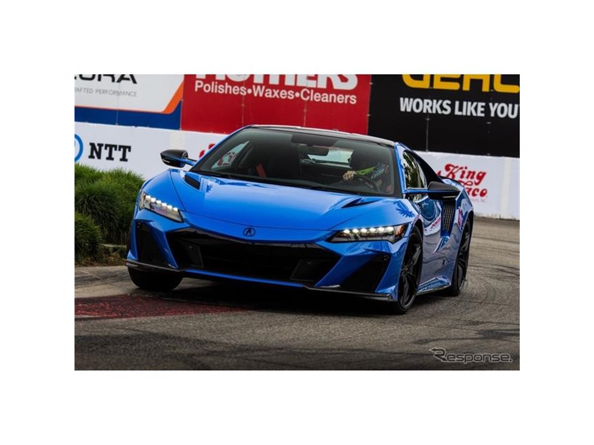 NSX最終モデルが、市販車最速タイムを記録…米市街地コース