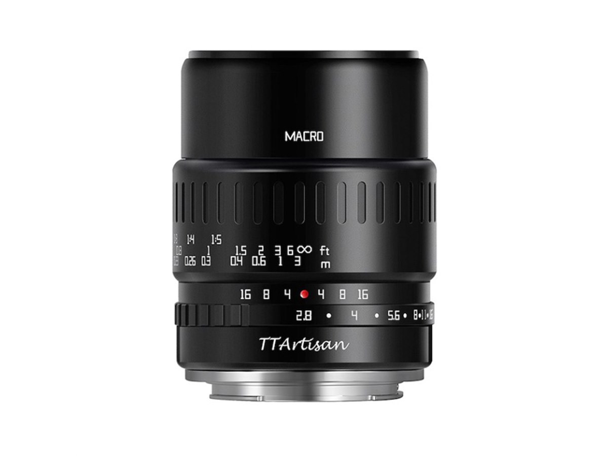TTArtisan 60mm f/2.8 マクロレンズ 16,500円、等倍撮影できるAPS-Cマクロレンズ「TTArtisan 40mm f