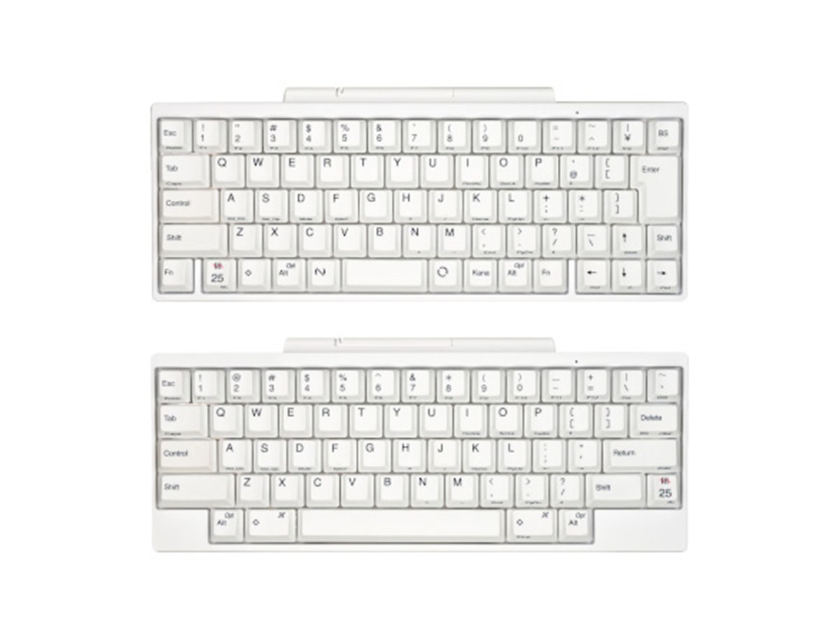 PFU、「Happy Hacking Keyboard」25周年で“雪”をイメージした純白モデルを限定発売 - 価格.com