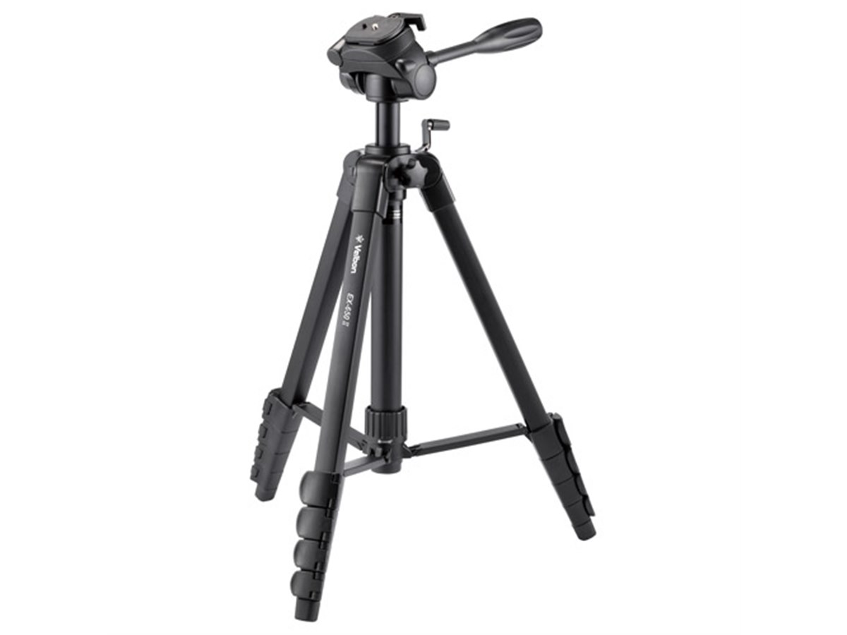 ベルボン、全高2mのハイポジション三脚「EX-650 II」とスマホホルダー