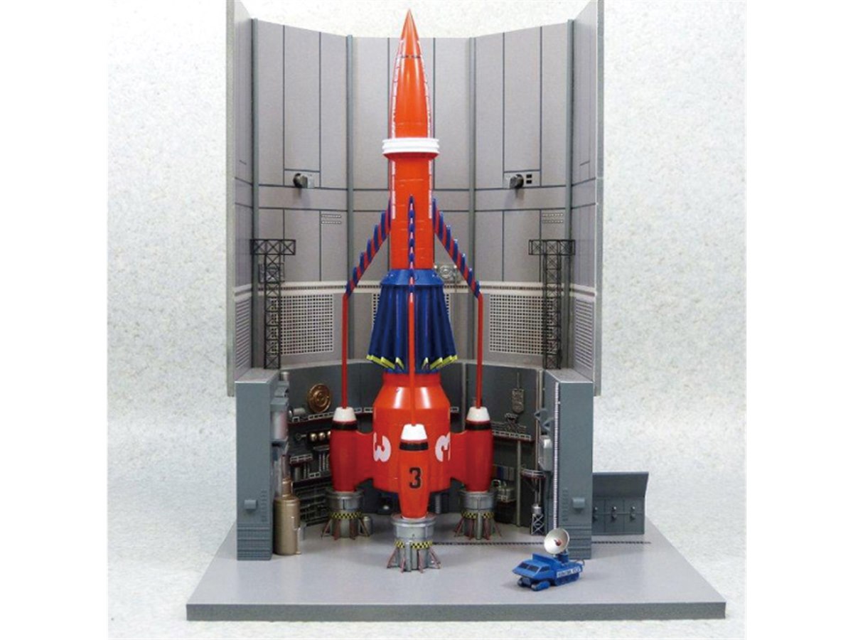 AOSHIMA、「サンダーバード3号」搭乗シーンを再現できる1/350模型