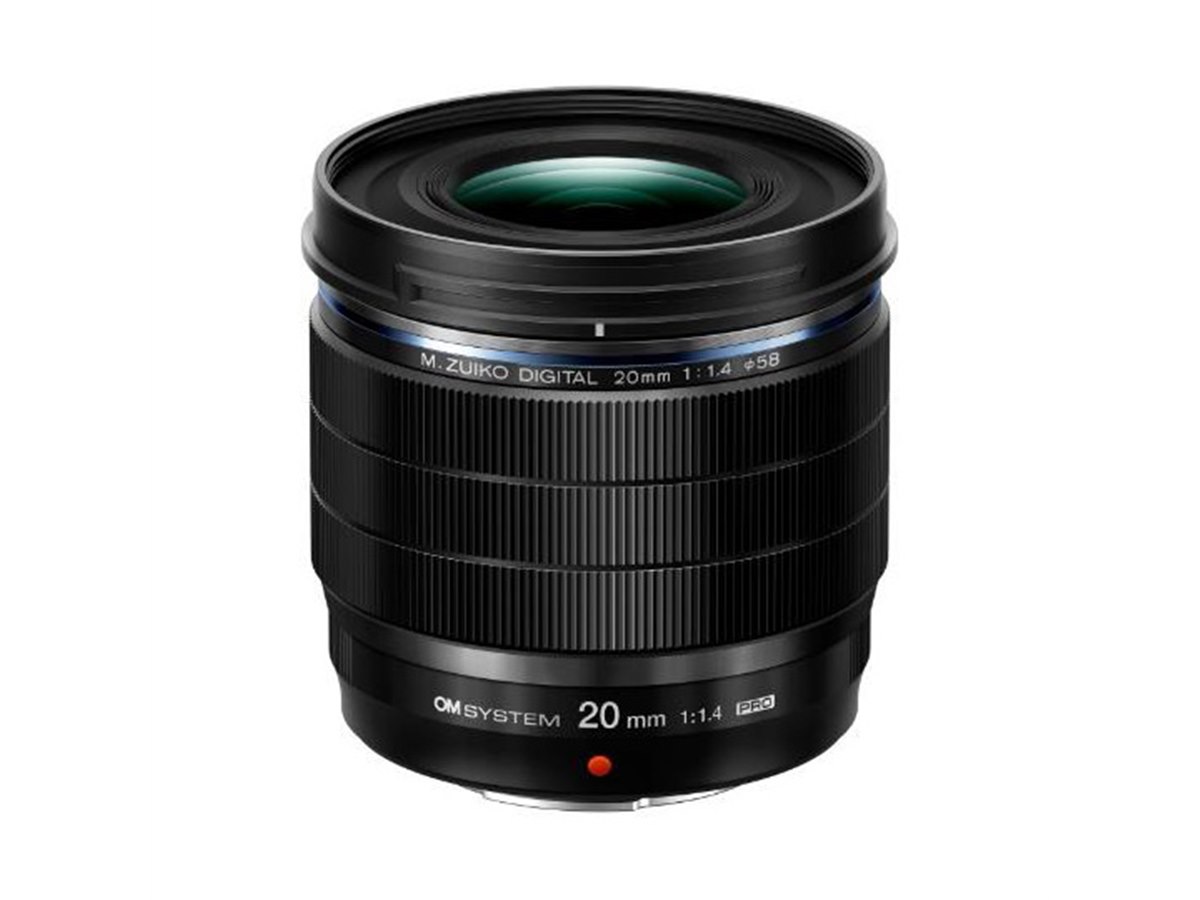 OMデジタル、単焦点レンズ「M.ZUIKO DIGITAL ED 20mm F1.4 PRO」12/10