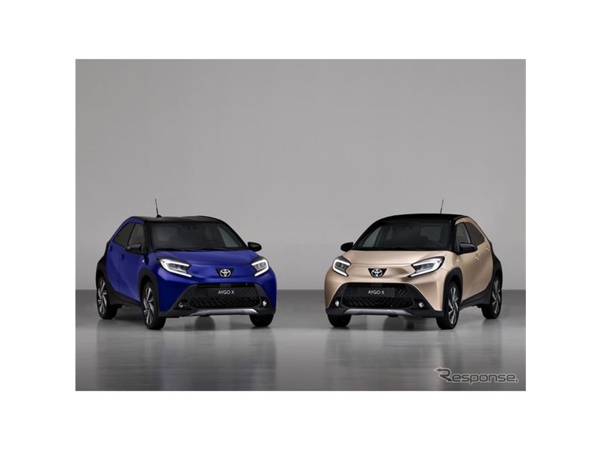 トヨタ『アイゴX』に「スパイシー」仕様、ベージュとブルー…2022年欧州