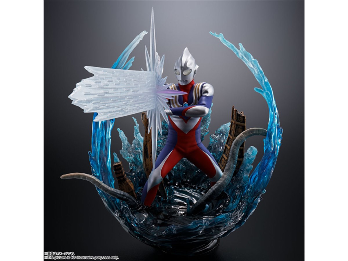 ウルトラマンティガ」最終話のガタノゾーアとの激戦を全高20cmで再現