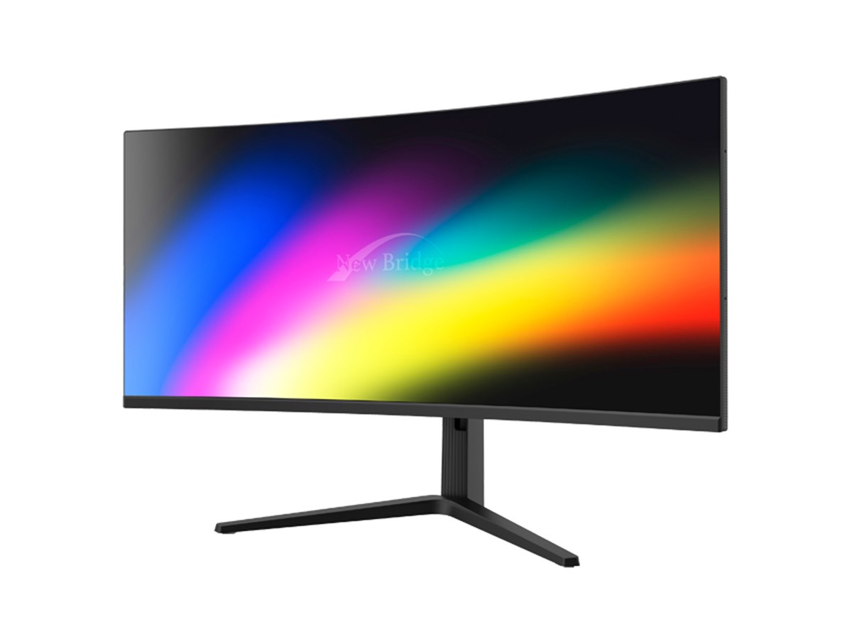 New Bridge、曲率1500Rの34型湾曲液晶ディスプレイを本日12/17