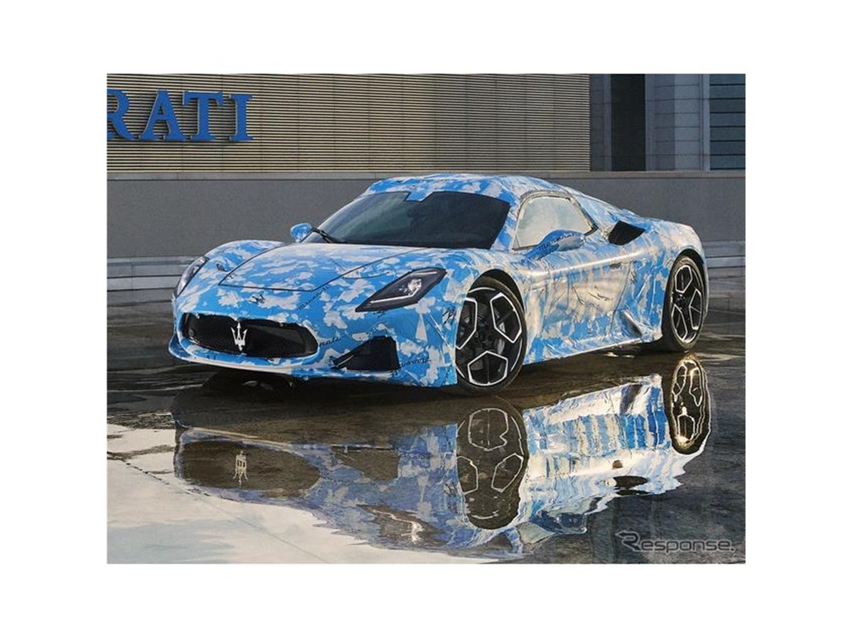 マセラティの新型スーパーカー『MC20』、コンバーチブル開発中