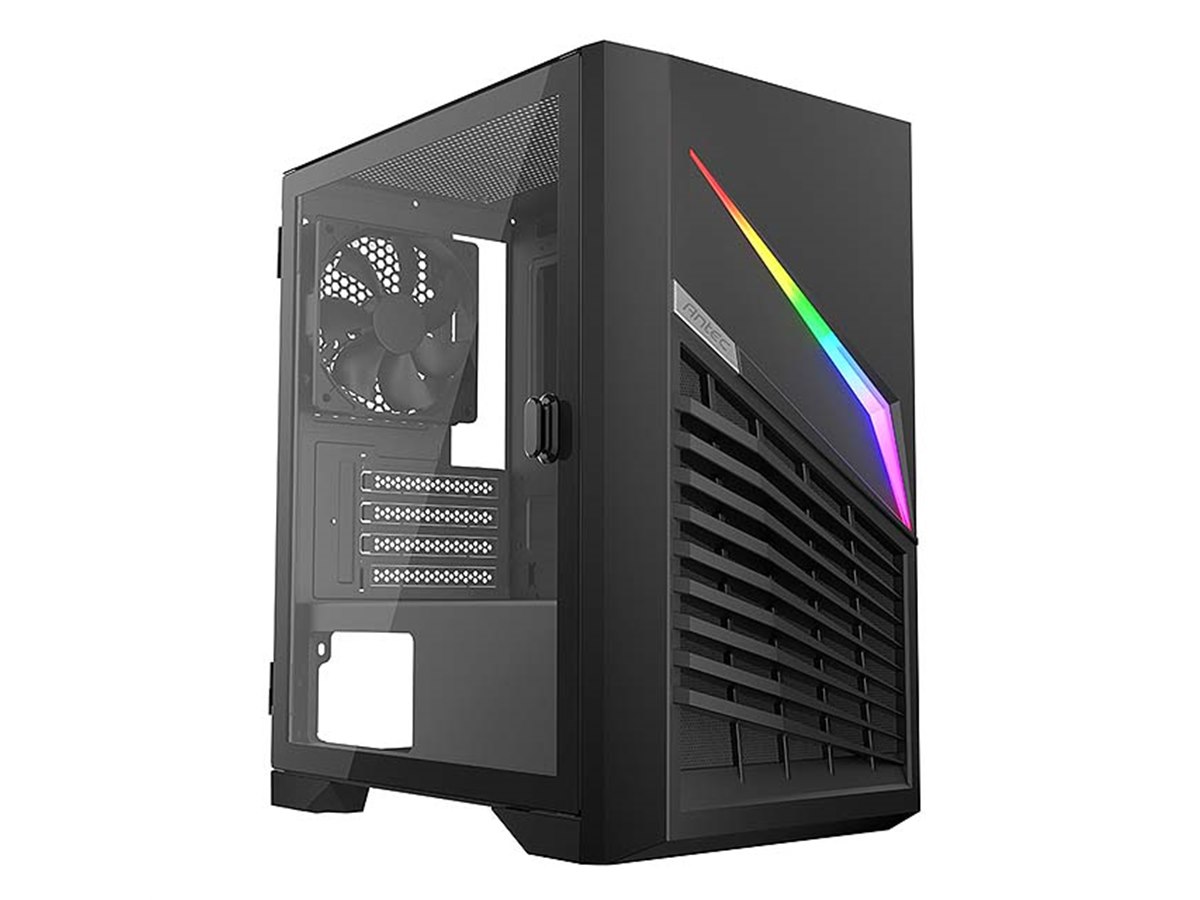 Antec PCケースミニタワー DP31 + ATX電源セット Antec、ARGBライティングバーを搭載したミニタワーPCケース