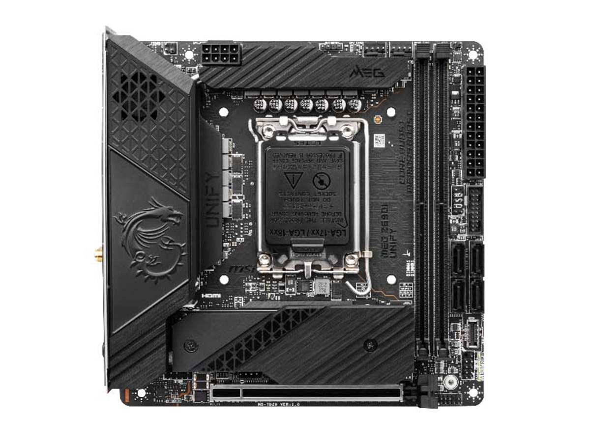 MSI、「Intel Z690」を搭載したMini ITXマザー「MEG Z690I UNIFY