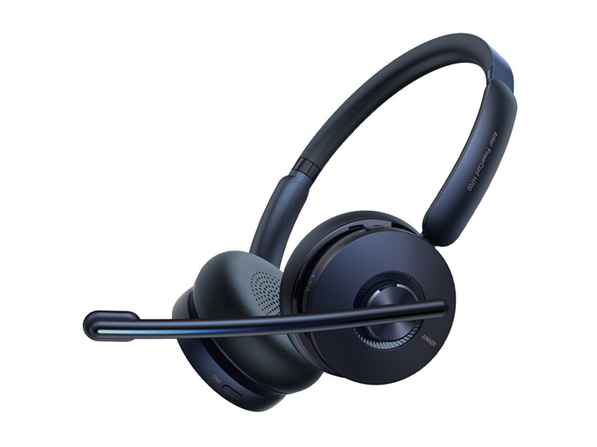 Anker、AIノイズリダクション機能付き会議用Bluetoothヘッド
