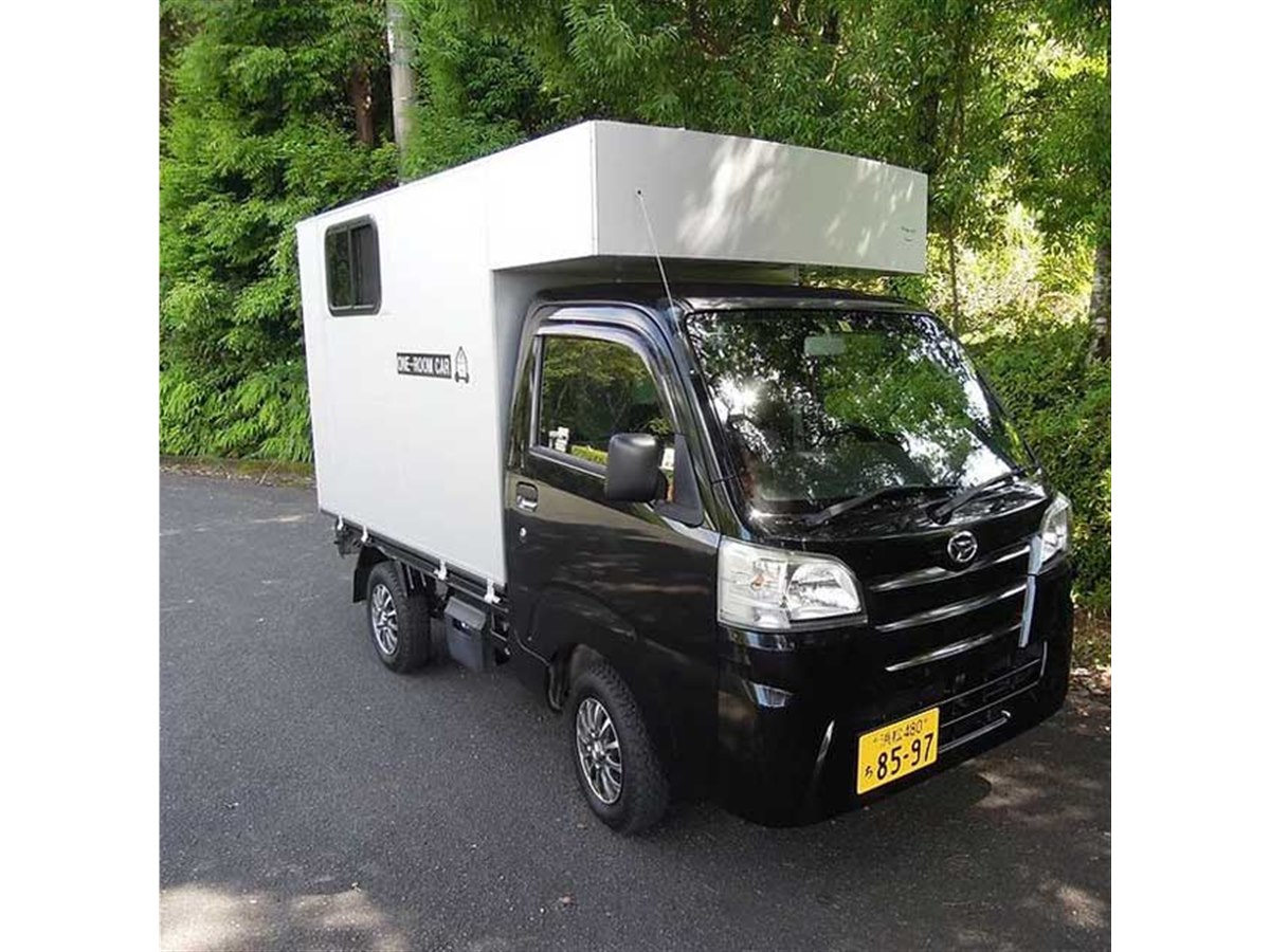 軽トラックの荷台に取り付けられる「災害避難対応キャビン」、本体価格