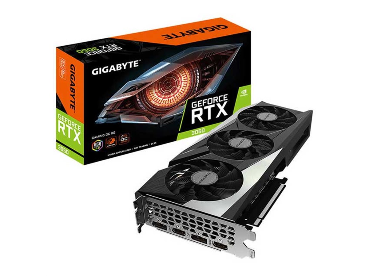 グラフィックボード・グラボ・ビデオカード Inno3D GeForce RTX 3050 Gaming OC 8GB GIGABYTE、GeForce RTX 3050搭載ビデオカード「GV-N3050GAMING OC-8GD