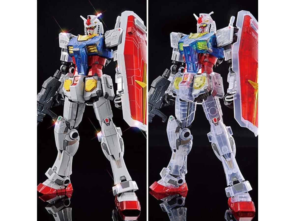 1/100 RX-78F00 ガンダム」チタニウムフィニッシュ/クリアカラーが