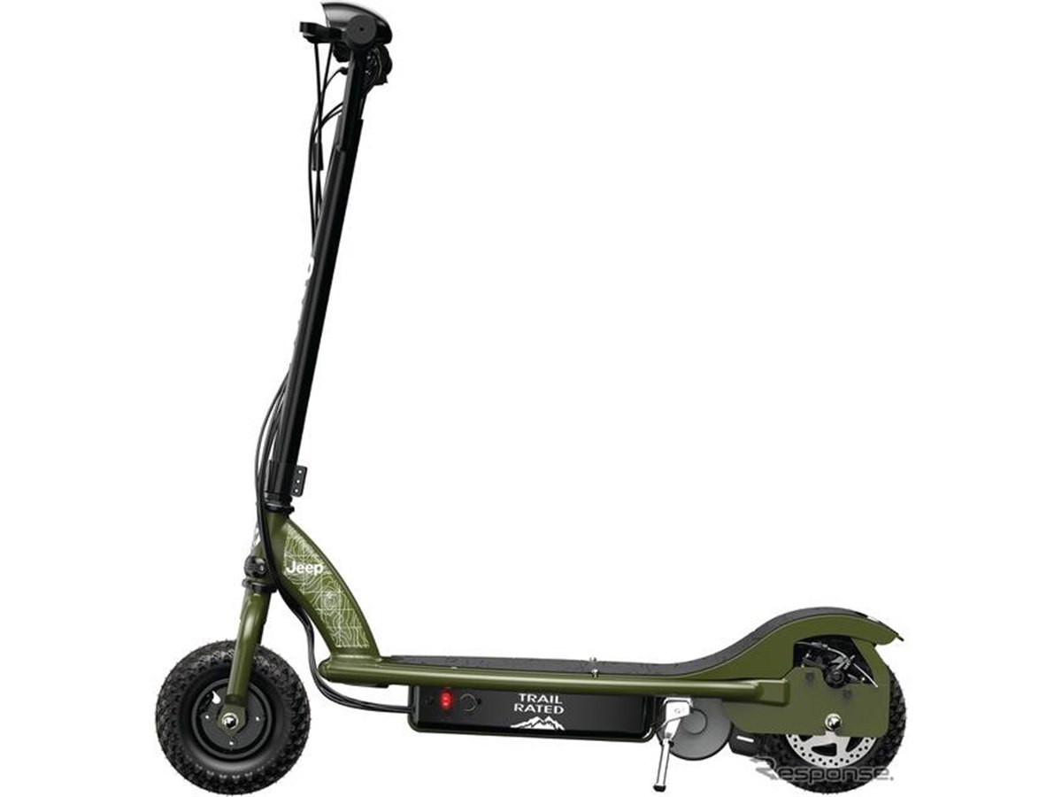 ジープの電動キックボード、1回の充電で40分間走行可能…米国発表