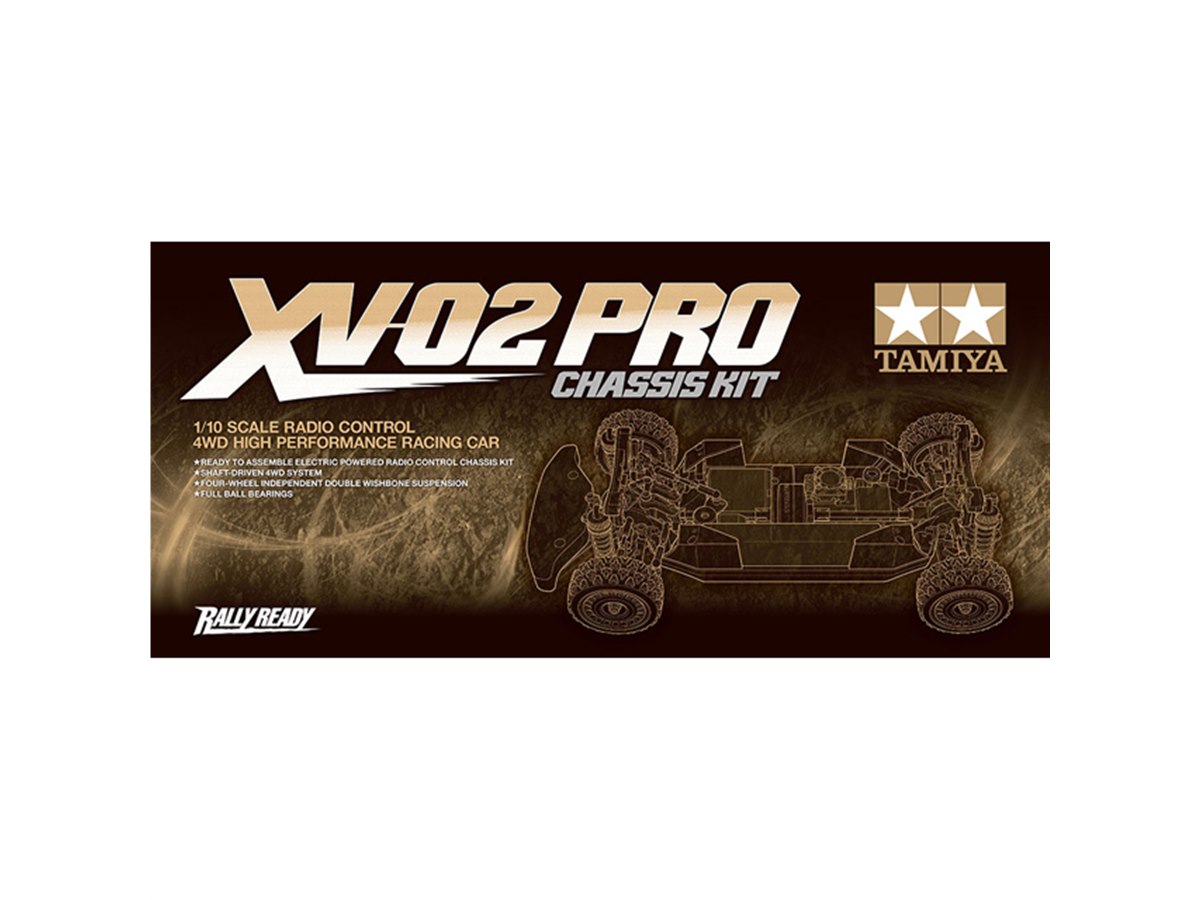 タミヤ、1/10RC用シャフトドライブ4WDシャーシ「XV-02 PRO」 - 価格.com