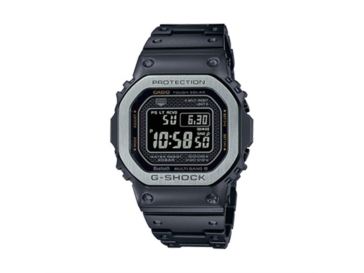 スマホ連携、“黒のフルメタル G-SHOCK”「GMW-B5000MB」が本日3/11発売