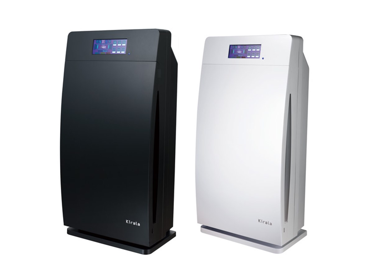 Kirala、換気タイミングを知らせる「CO2センサー」搭載の空気清浄機2