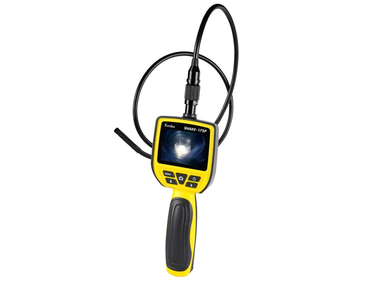 ケンコー、LEDライト/2.5型液晶搭載の「防水スネイクカメラ」を本日3