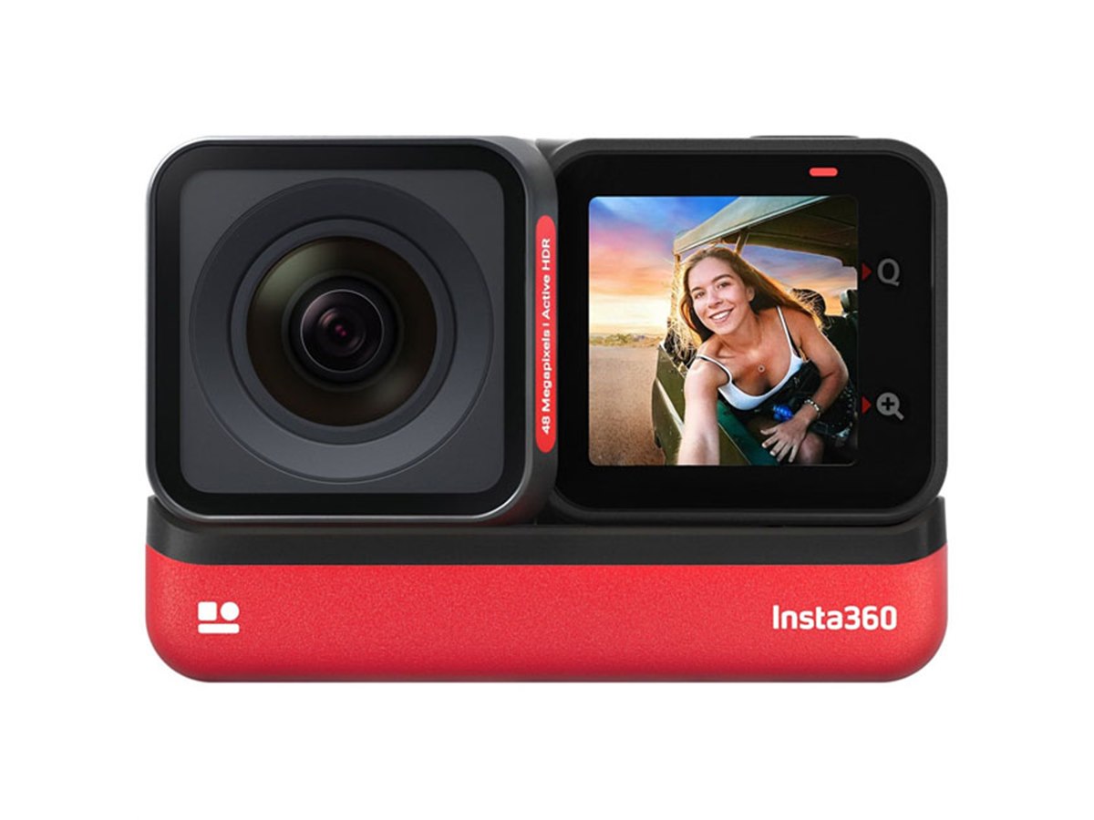 モジュール式の小型アクションカメラ「Insta360 ONE RS Twin Edition 