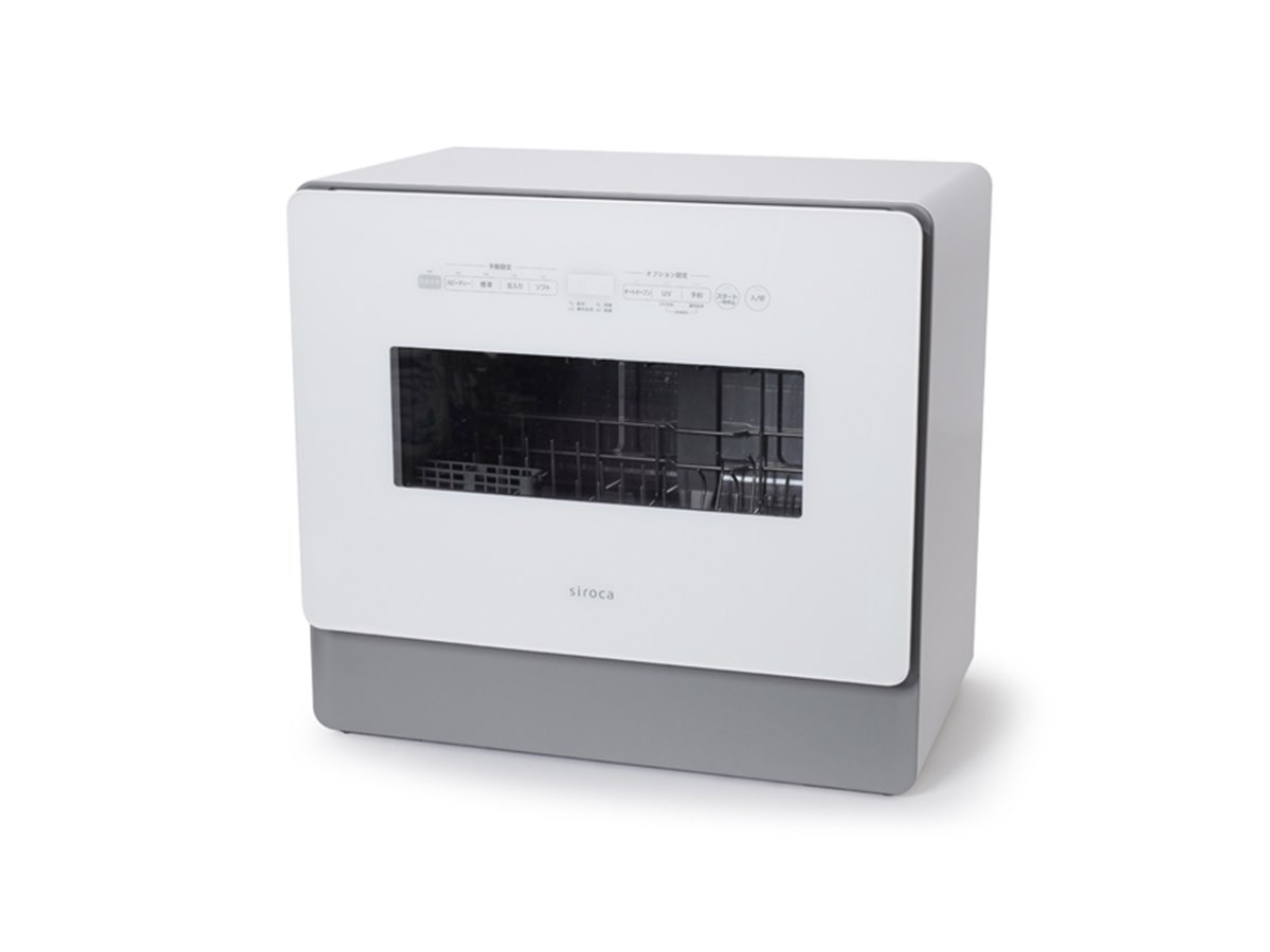 ジモティー見た！で5%OFF【食器洗い乾燥機】食洗機 siroca ｼﾛｶ SS-MA351 4～5人用　2024年製：ホワイト シロカ、オートオープン機能付きの食器洗い乾燥機「SS-MA351」を5/31に