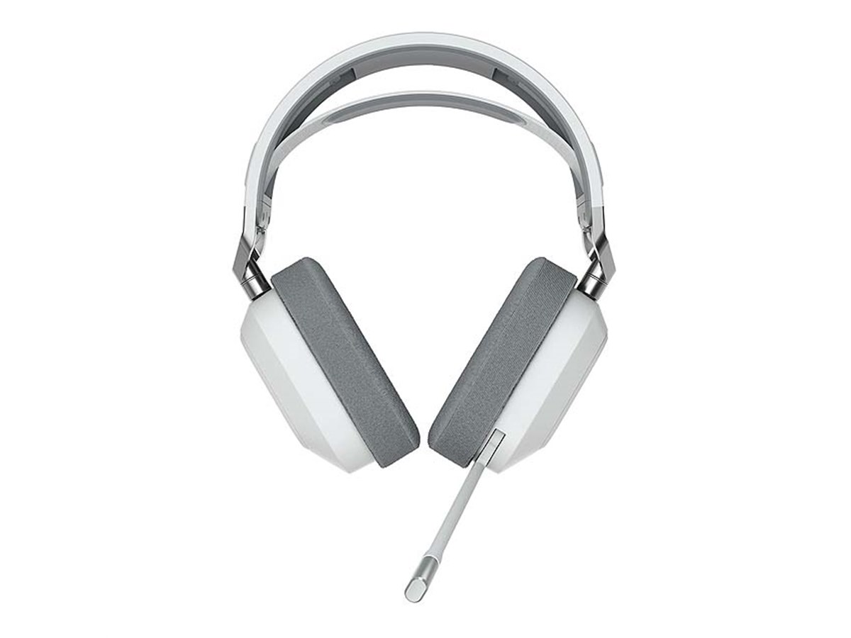 Corsair、ゲーミング無線ヘッドセット「HS80 RGB WIRELESS White