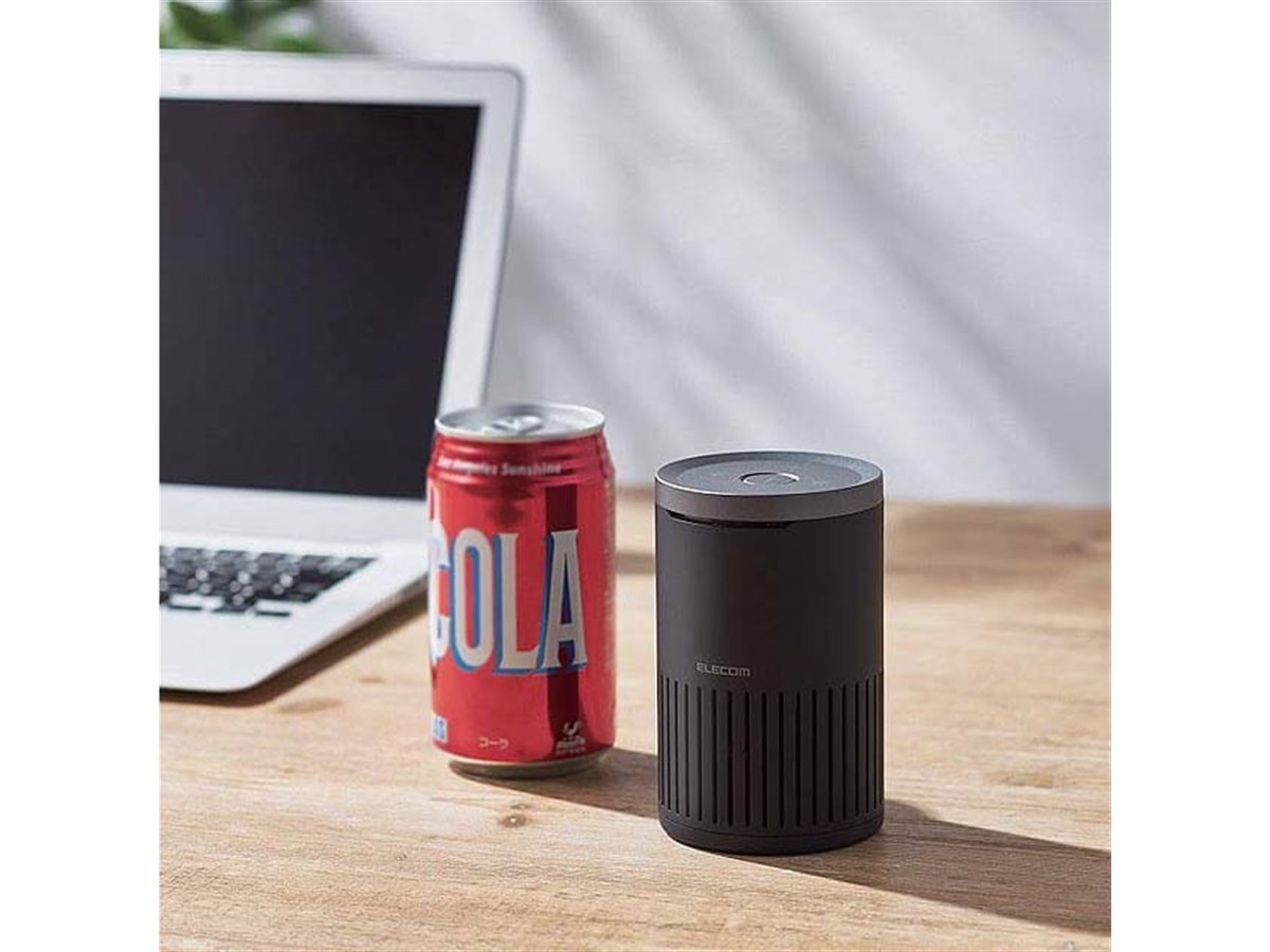 エレコム、350ml缶サイズの会議用Bluetoothスピーカーフォン