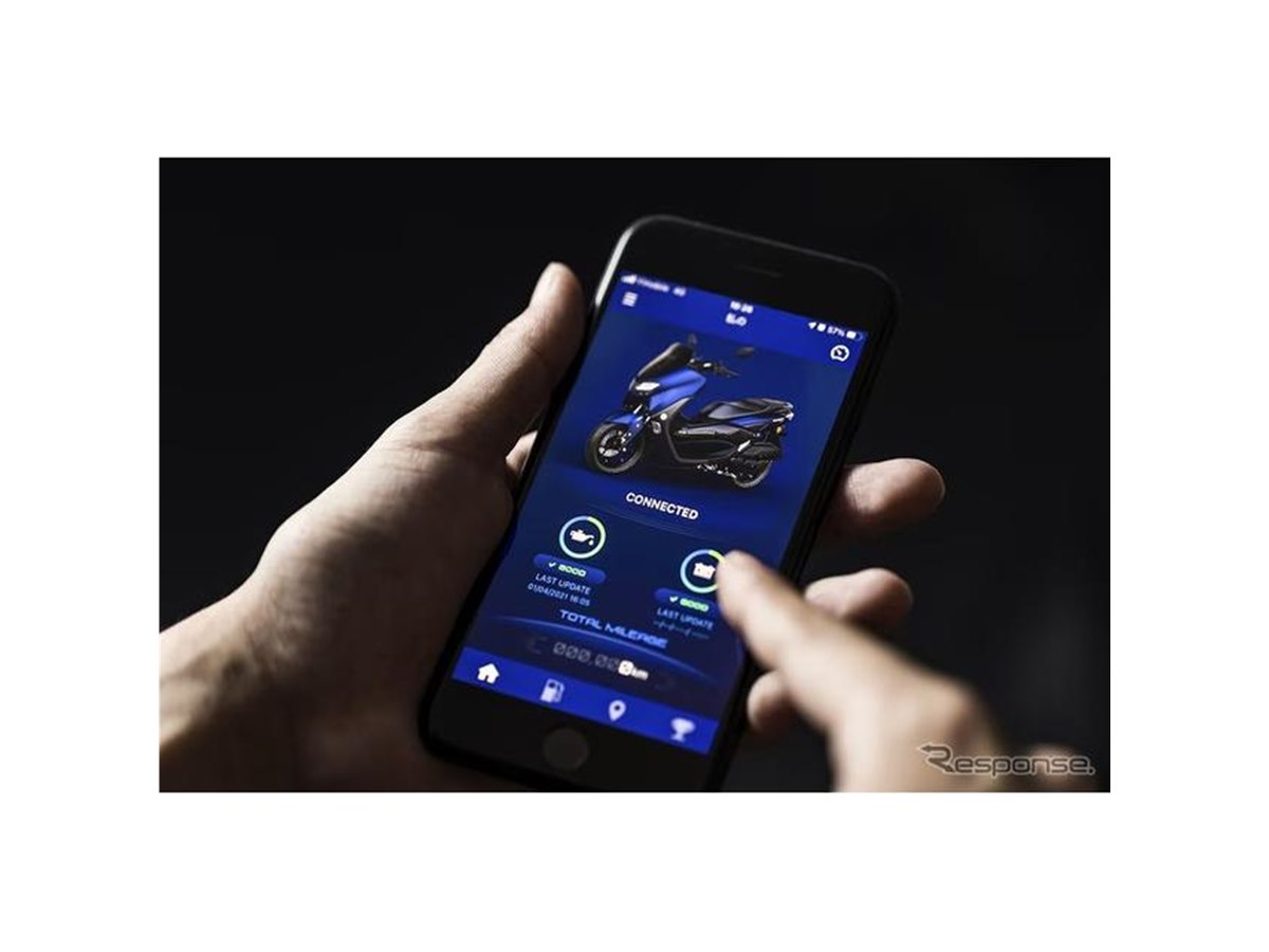 ヤマハ NMAX155 新型、専用アプリで「つながる」軽二輪スクーターに