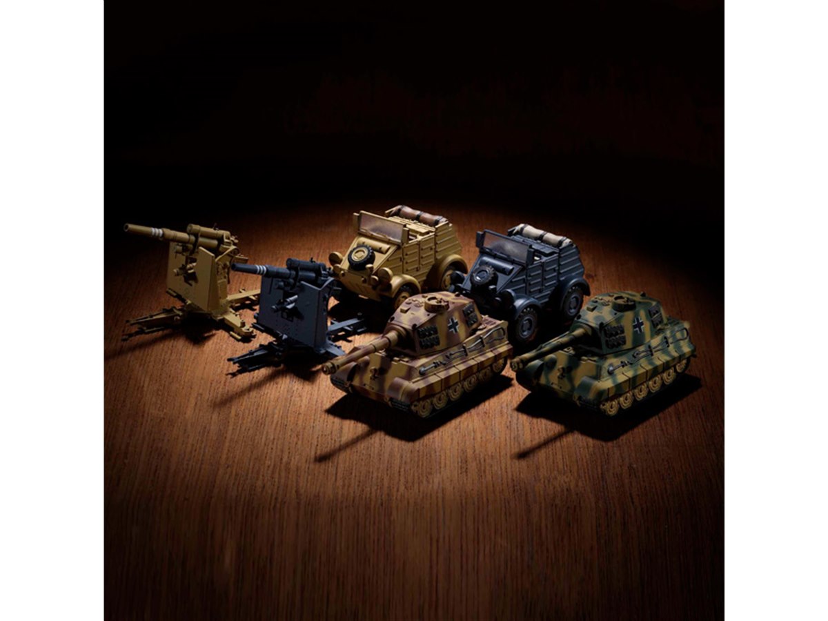 海洋堂、ワールドタンクデフォルメ第10弾に「ドイツ機甲師団編Vol.3