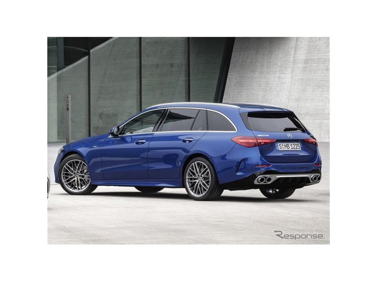 メルセデスベンツ Cクラス 新型、ワゴンにも電動ターボの「AMG 43