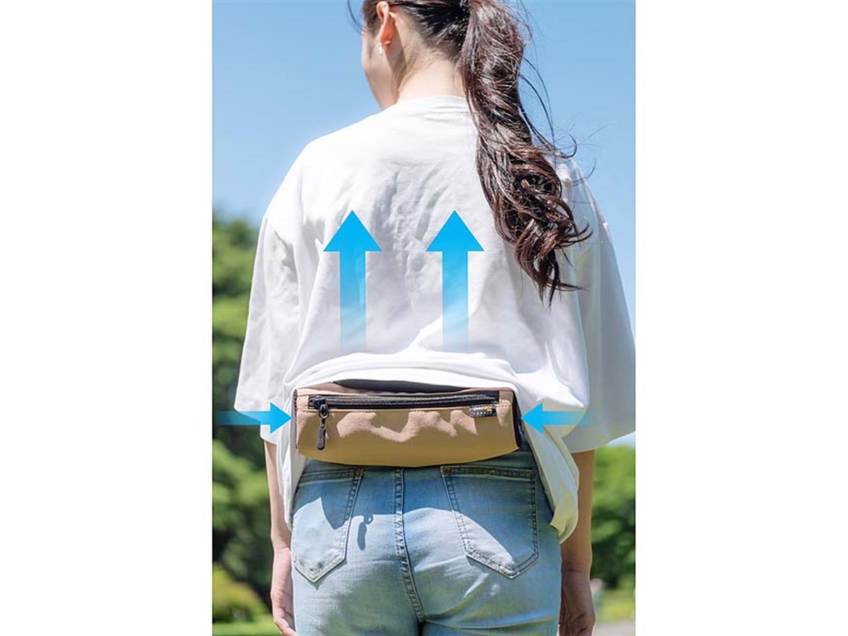 エクスプラス、腰に巻く扇風機「WAIST COOLING BAG」 - 価格.com
