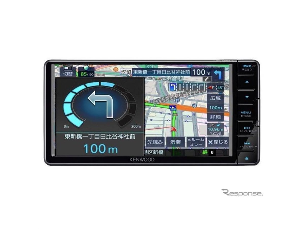ケンウッド“彩速ナビ”エントリークラス2022年モデル…ドラレコと連携