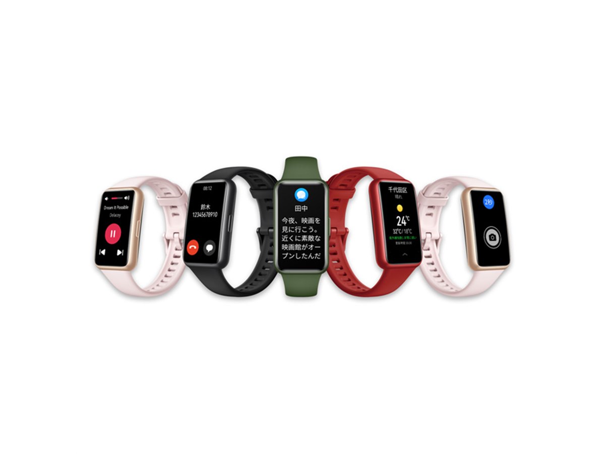 8,580円、ファーウェイのスマートバンド「HUAWEI Band 7」が本日