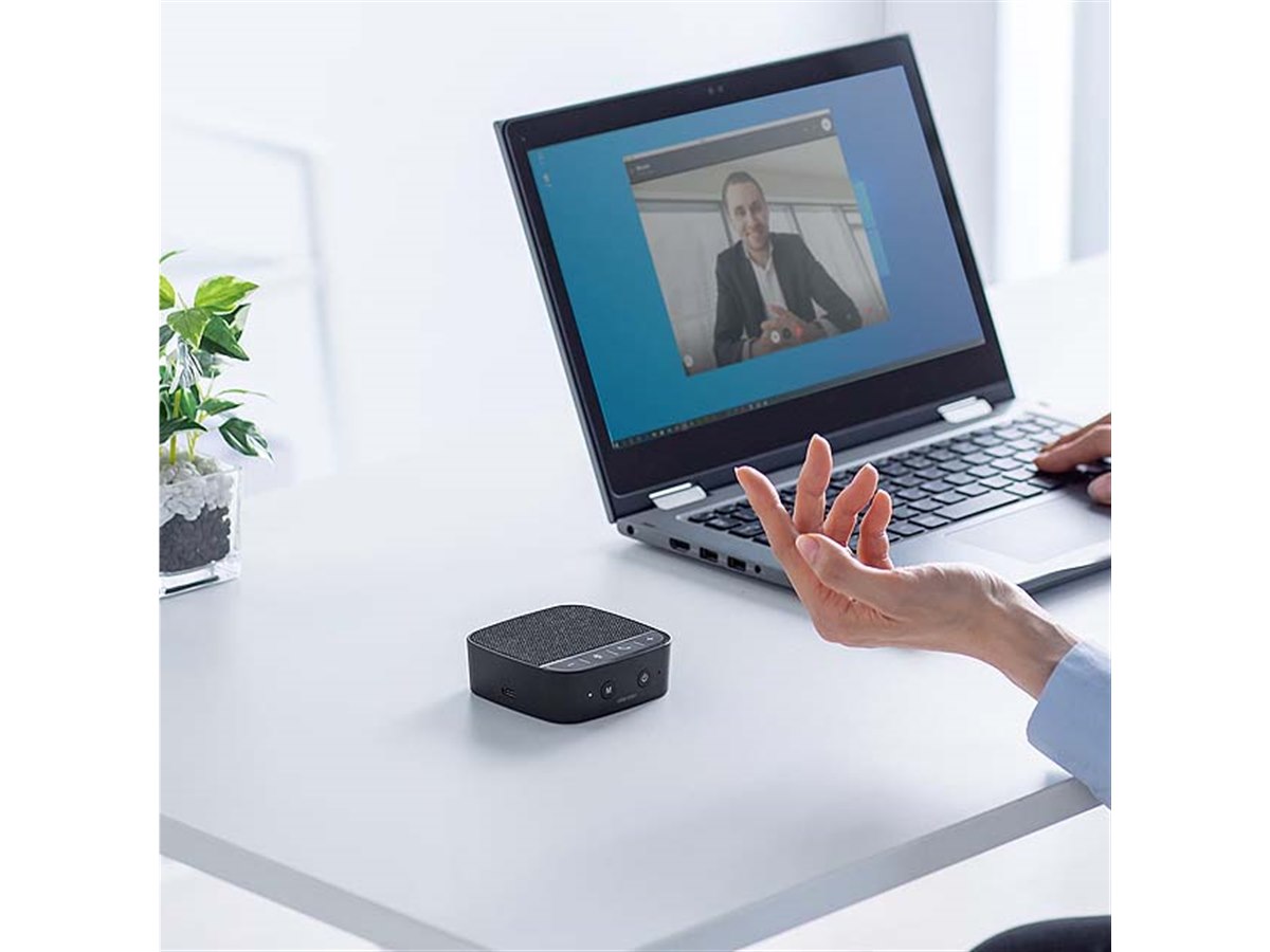 サンワサプライ USBスピーカーフォン テレワーク 有線USBブラック 楽天市場】＼ブラックフライデP最大47倍／USB スピーカーフォン 会議用
